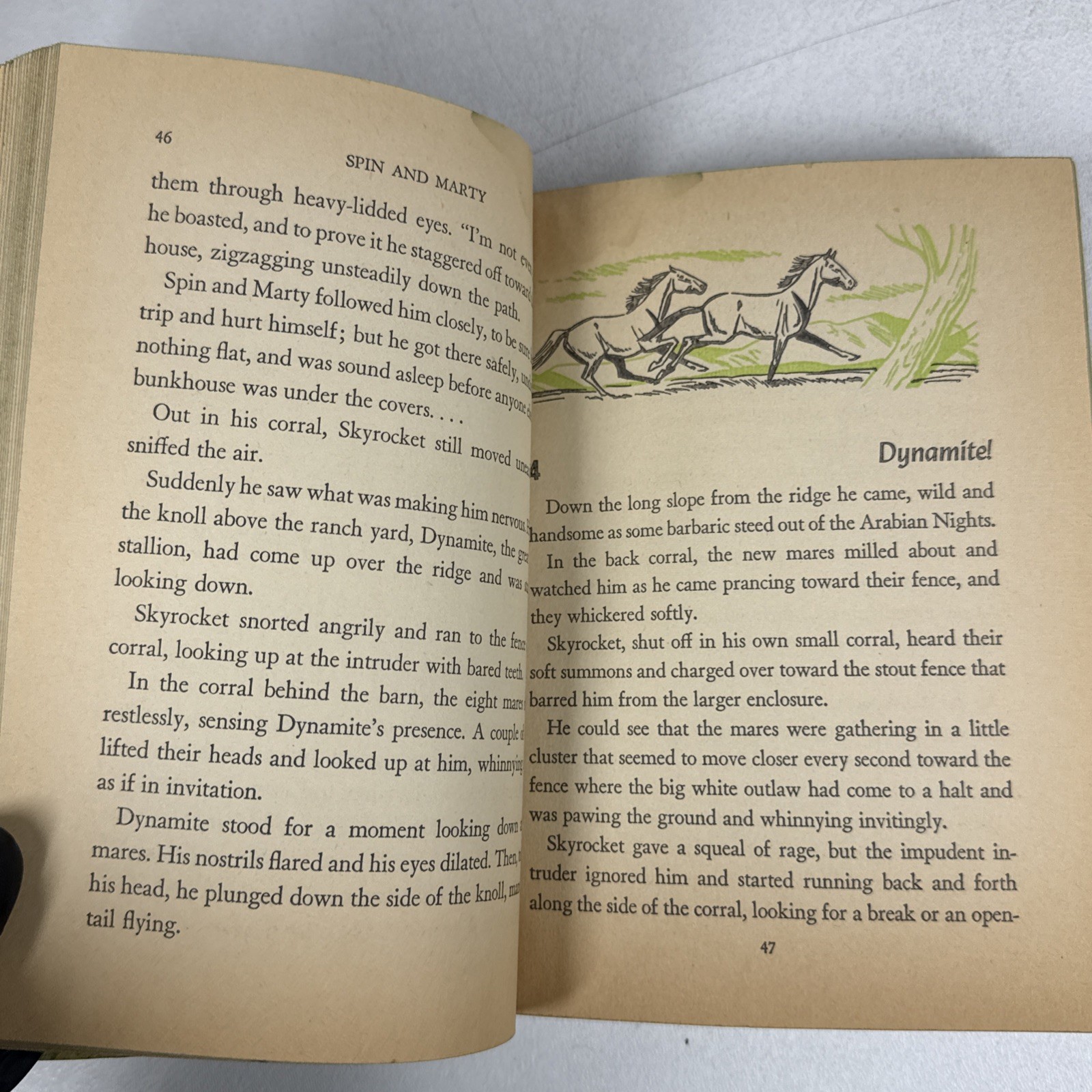 Whitman Adventure Mystery Hardcover Book Lot of 8 Glossy western Horses
