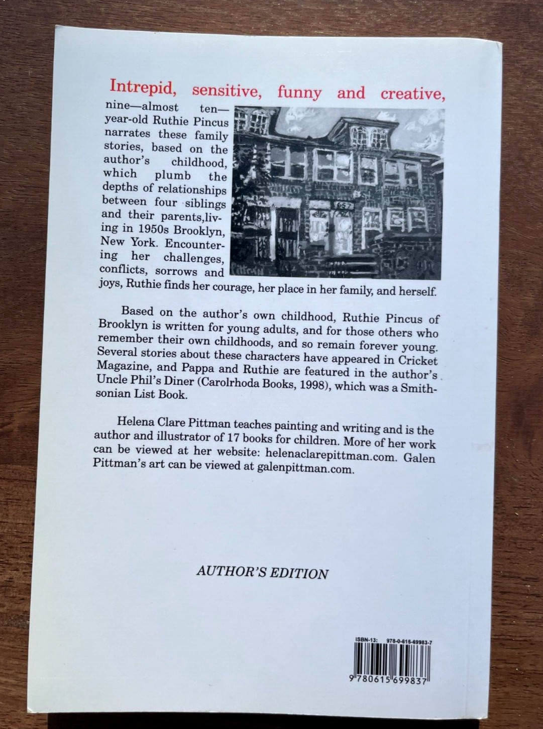 BROOKLYN NY New York STORY OF GROWING UP THERE IN THE 1950’S **SIGNED** 1ST ED