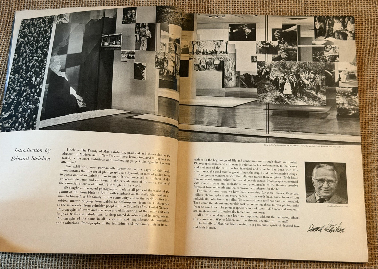 The Family of Man 1st edition 1955 Museum Of Modern Art Book