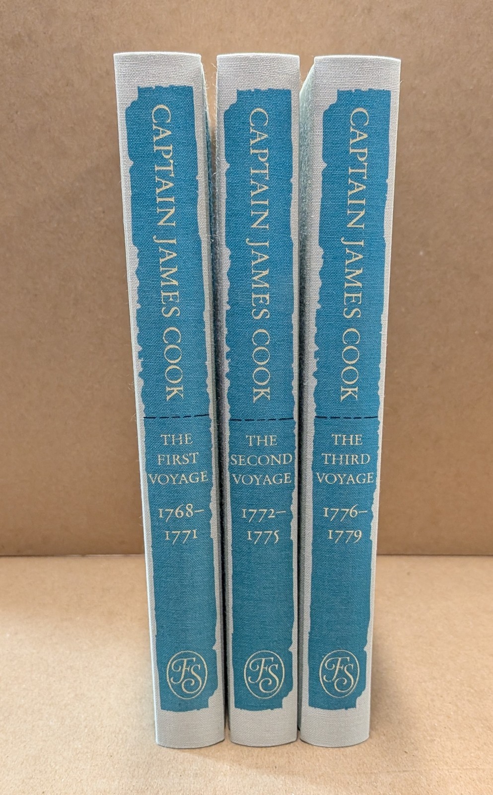 JOURNALS OF CAPTAIN JAMES COOK 1768–1779 2018 Folio Society 3 vol HC free S/H