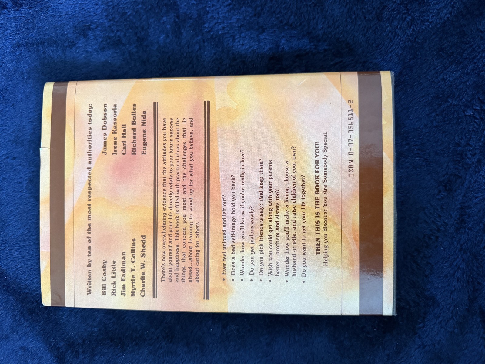 You Are Somebody Special Second Edition by Charlie W. Shedd *Vintage Books*