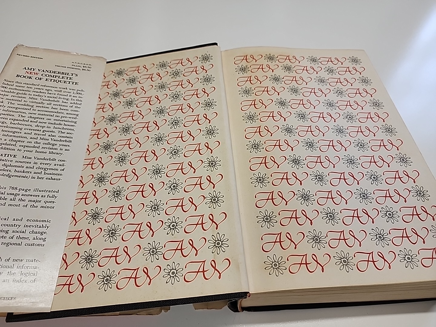 Amy Vanderbilt’s New Complete Book Of Etiquette 1963 Drawings By Andy Warhol VTG
