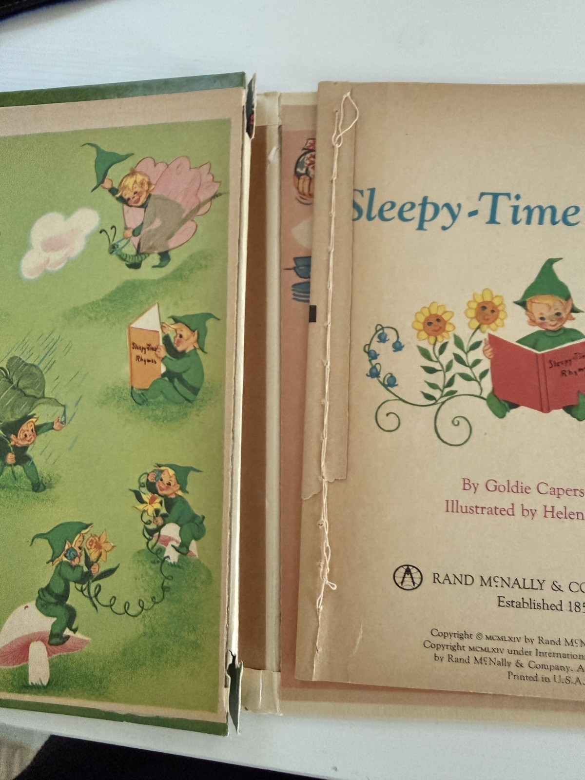 Lot of 6 Vintage Rand McNally Junior Elf & Tip Top ElfBooks For Children