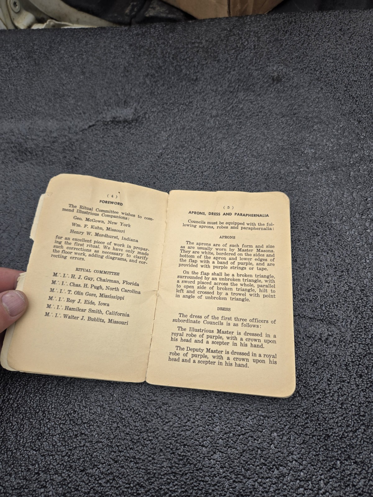 General Grand Council Royal and Select Masters 1960 24 Edition Book
