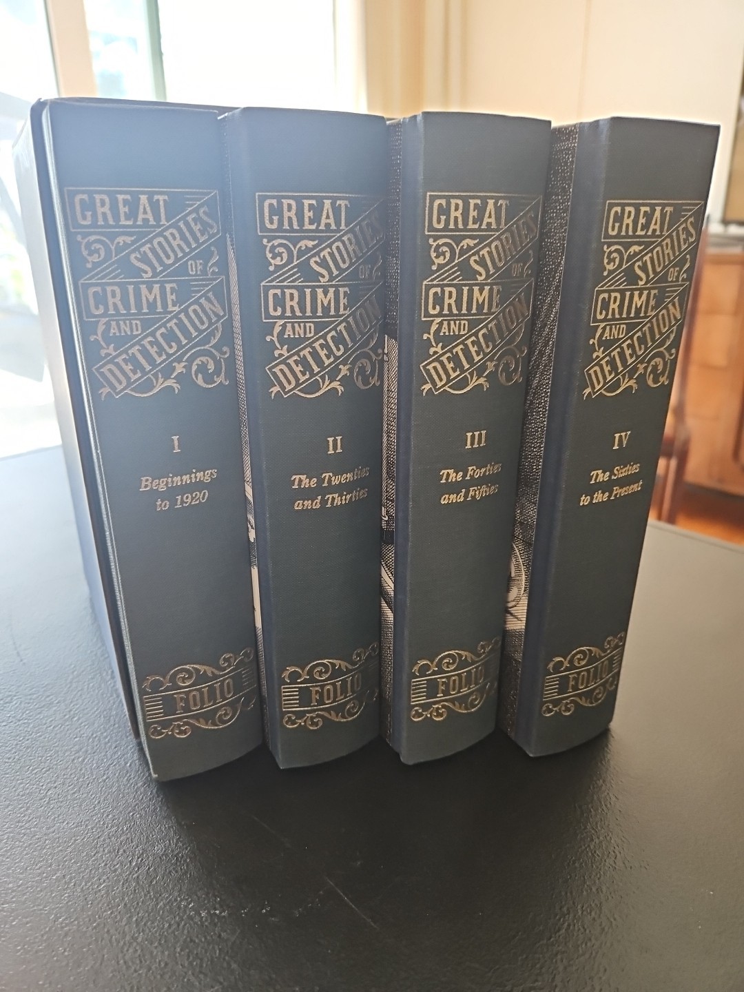 Great Stories of Crime and Detection Books Folio Society 4 Vols Slipcase HC VG