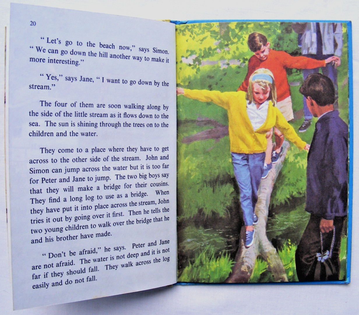 Vintage Ladybird Book – 10a Adventure on the island-Key Words-VGC +FREE COVER+