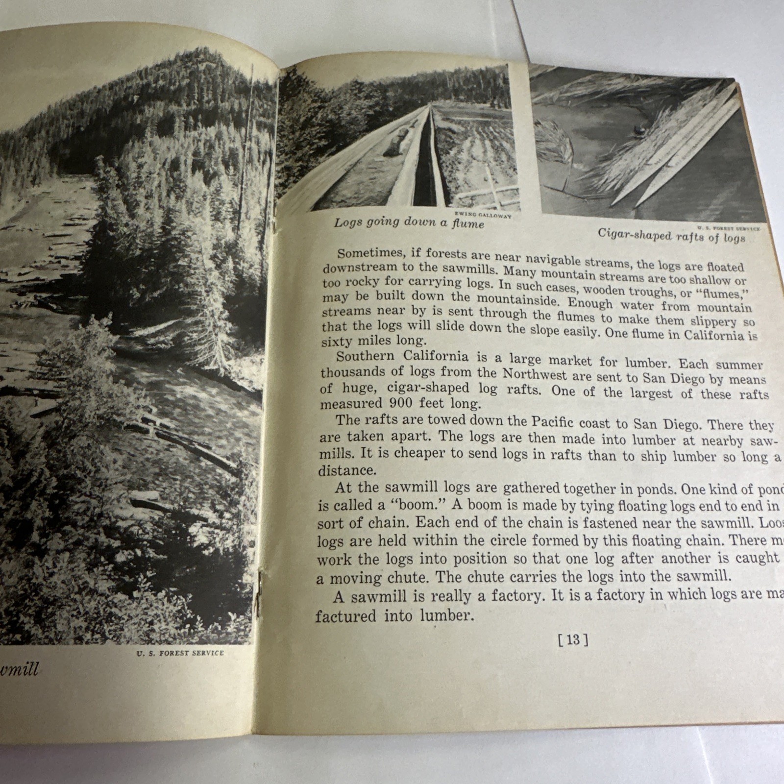 Vtg Lumber Book Whitman 1940 Childrens 1092 Pearl Middlebrook Photography 6.5×9