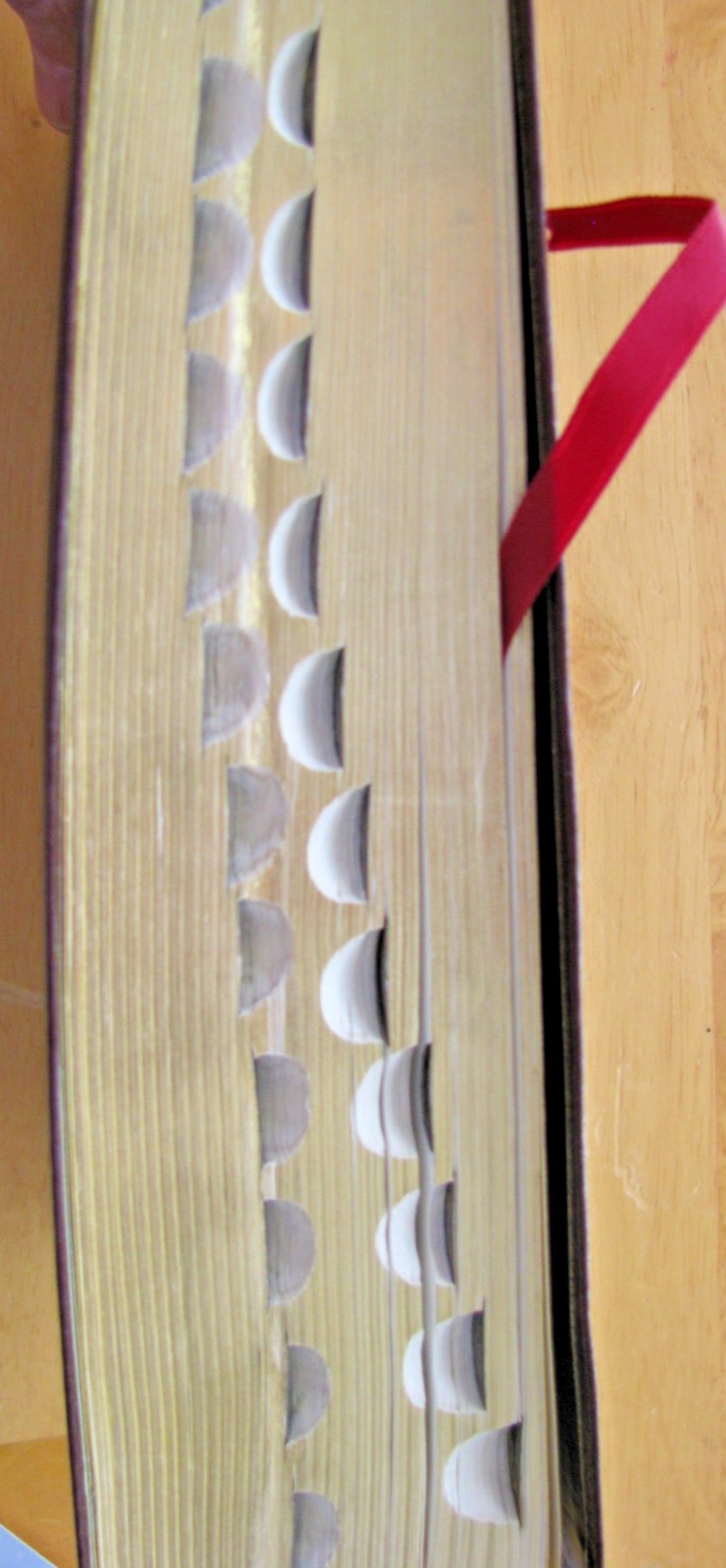 The New Catholic Study Bible St Jerome Ed Burgundy Bonded Leather Thumb Tab 1985