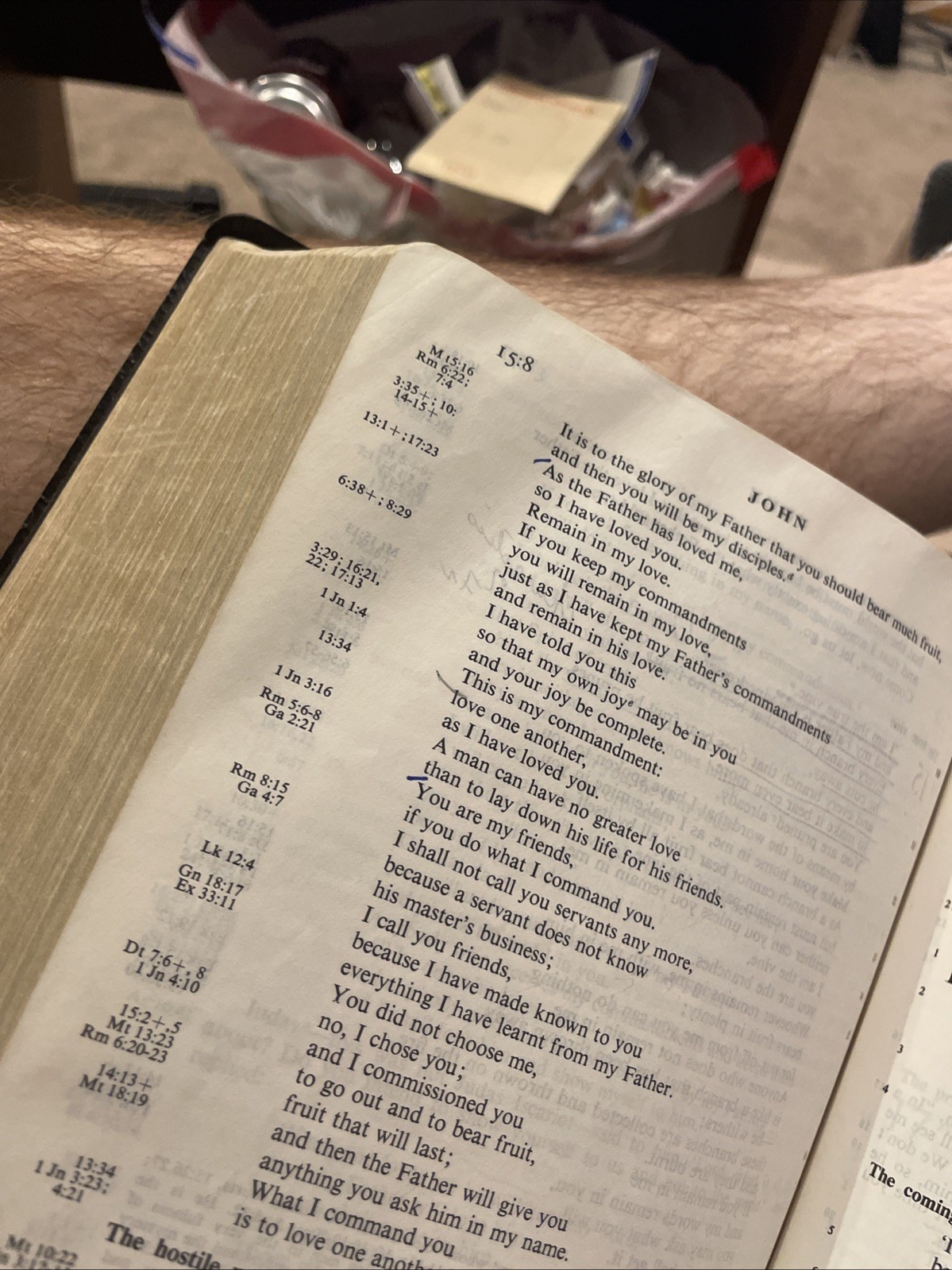 The Jerusalem Bible 1966 Doubleday Alexander Jones Black Softcover Faux Leather