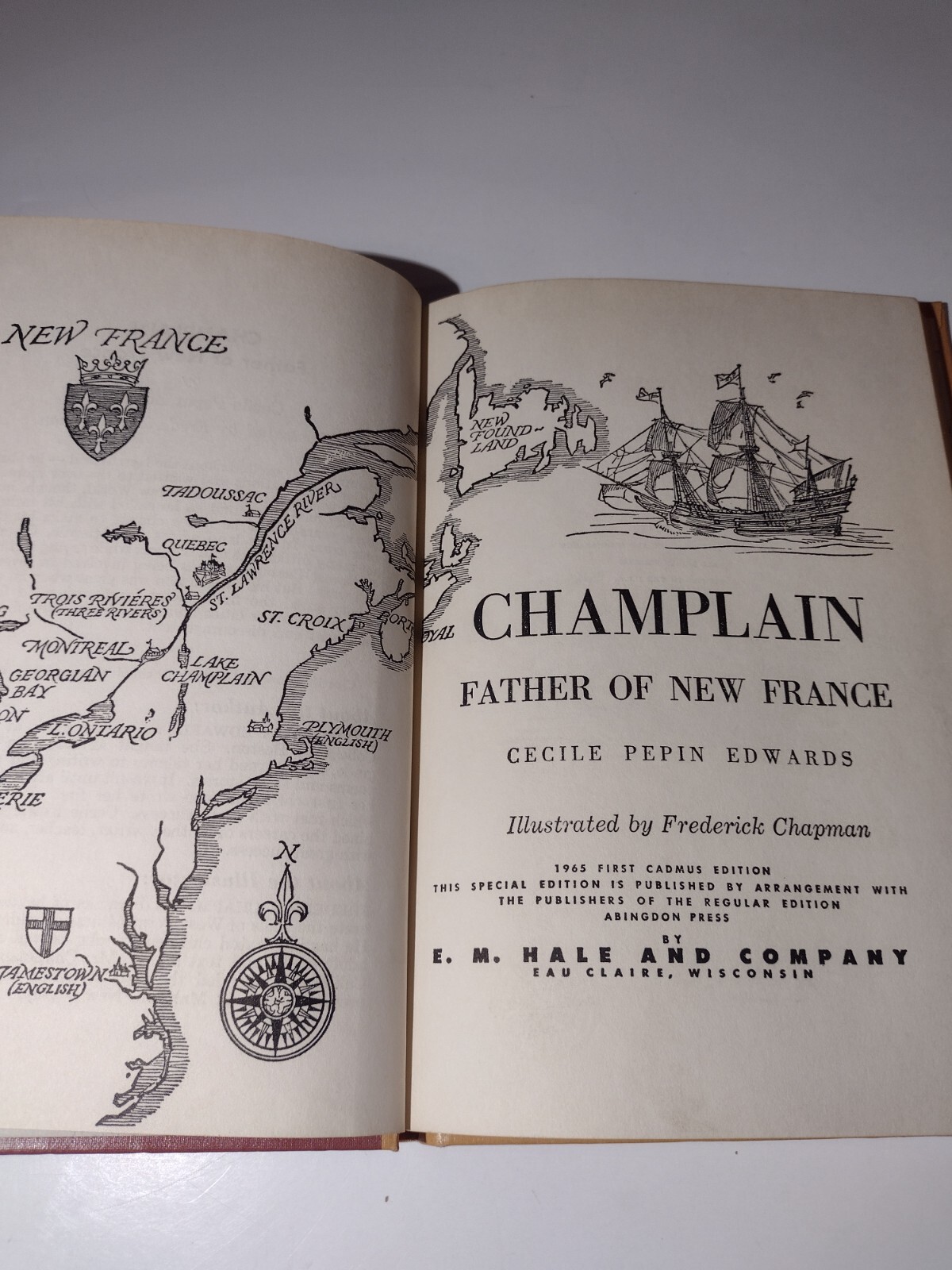 Champlain Father of new France Cecile Pepin Edwards