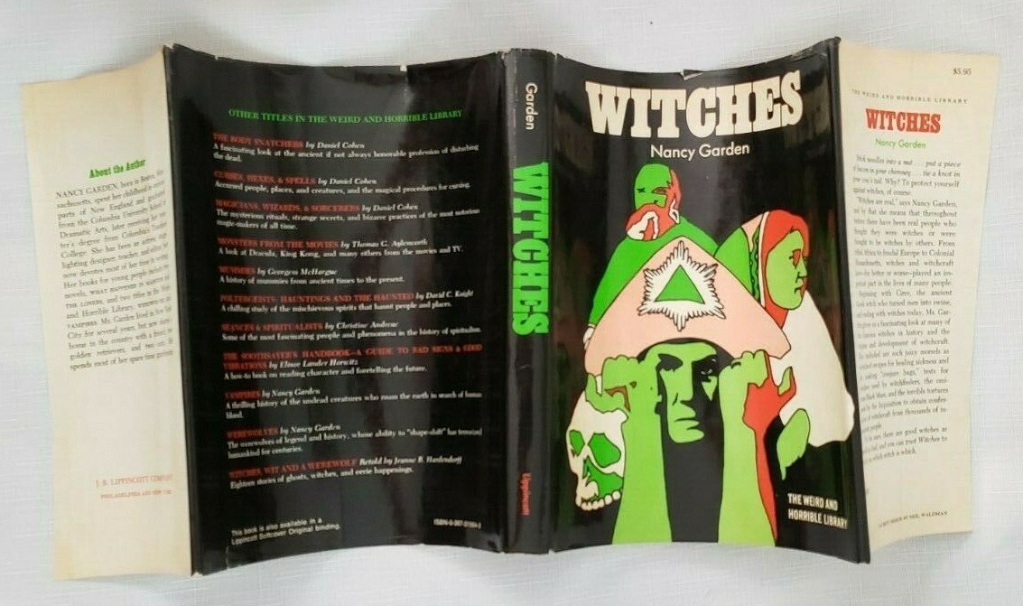 1975 1st,WITCHES: Weird & Horrible! Occult,History,Crowley,Black Magic,Halloween