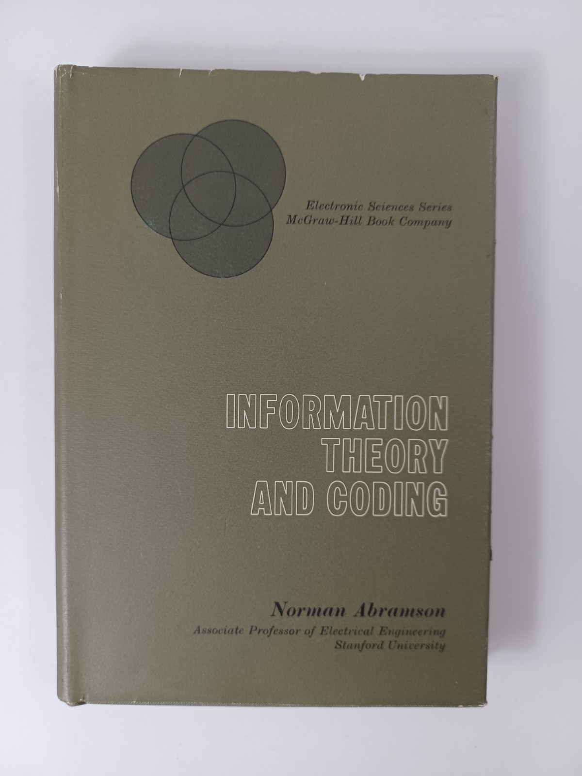 Information Theory and Coding (Norman Abramson – 1963) HC DJ McGraw Hill