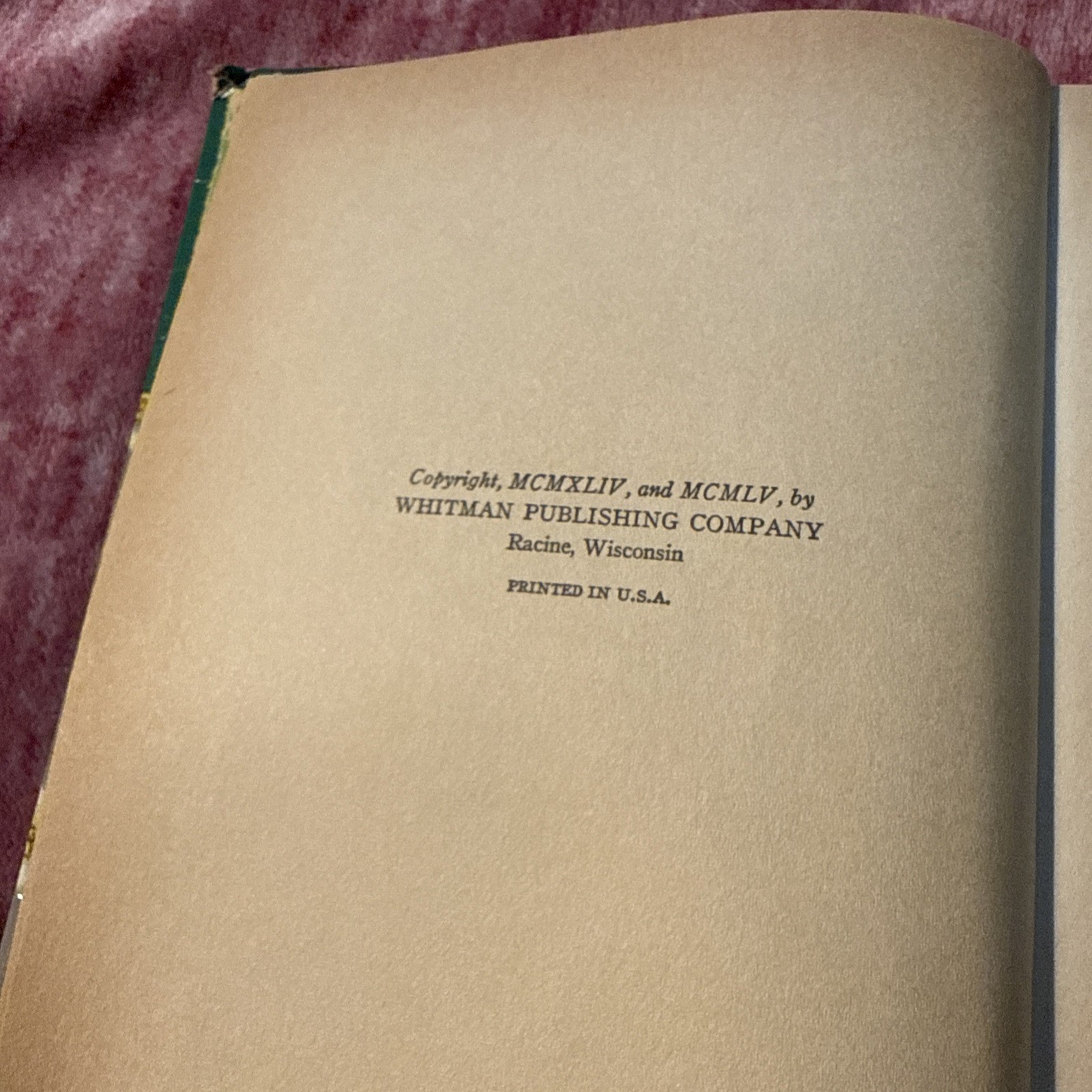 Heidi Johanna Spyri Hardback Book Vintage Whitman Publishing 1950s