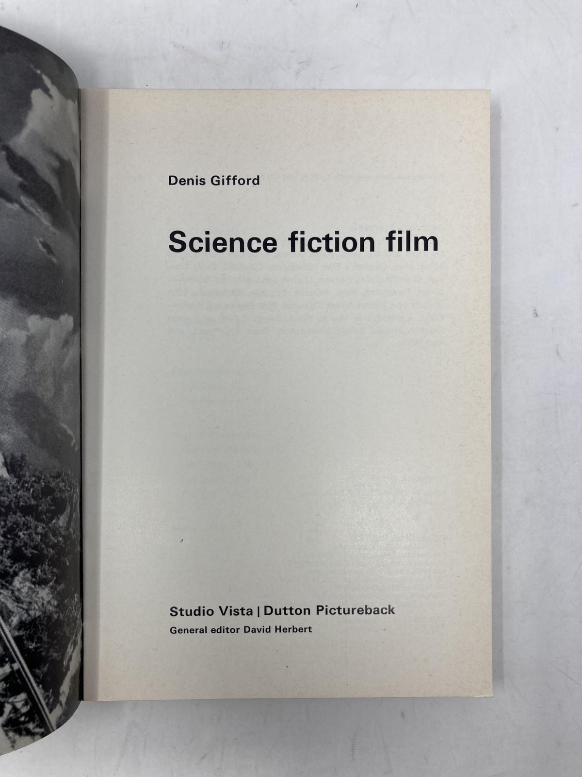 Science Fiction Film by Denis Gifford First 1st Edition VG HC