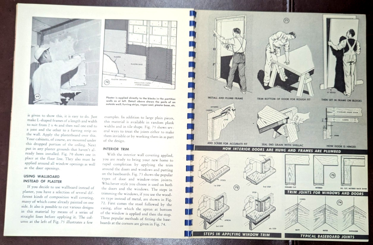 Popular Mechanics Famous Concrete Block House 1949 James R Ward