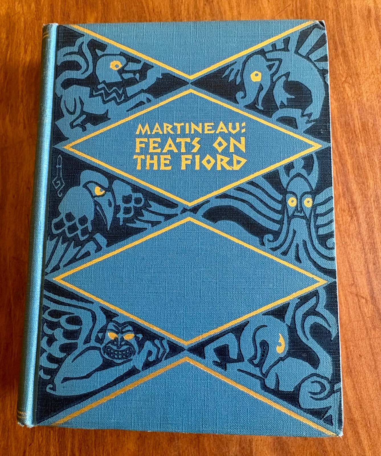 MARTINEAU: FEATS ON THE FIORD ILLUSTRATED BY BORIS ARTZYBASHEFF 1924 HC 1ST ED.