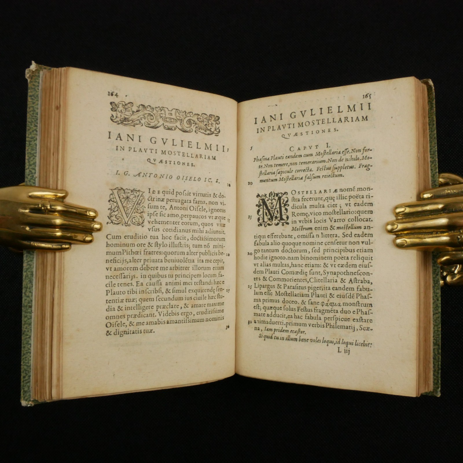 Two Plautus. 1583 Plautinarum Quaestionum (Gulielmus), and 1595 Aulularia