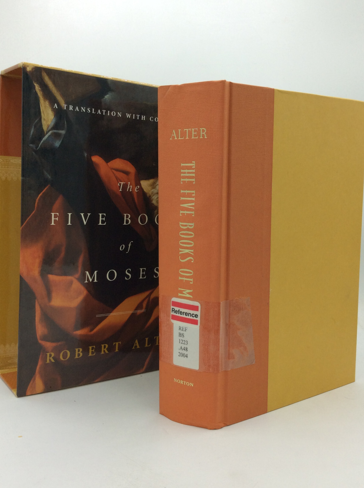 FIVE BOOKS OF MOSES – Robert Alter – 2004 – Biblical hardcover commentary
