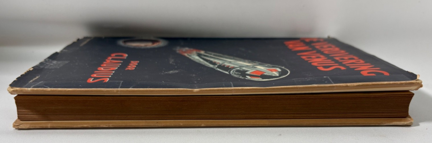 1947 Dutch Sci-Fi Book De Verovering van Venus Claudius Vliegwereld Space Travel