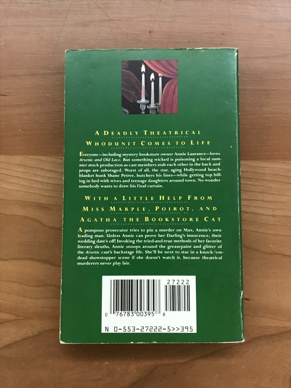 1988 Bantam Books – Something Wicked by Carolyn G. Hart Paperback Book