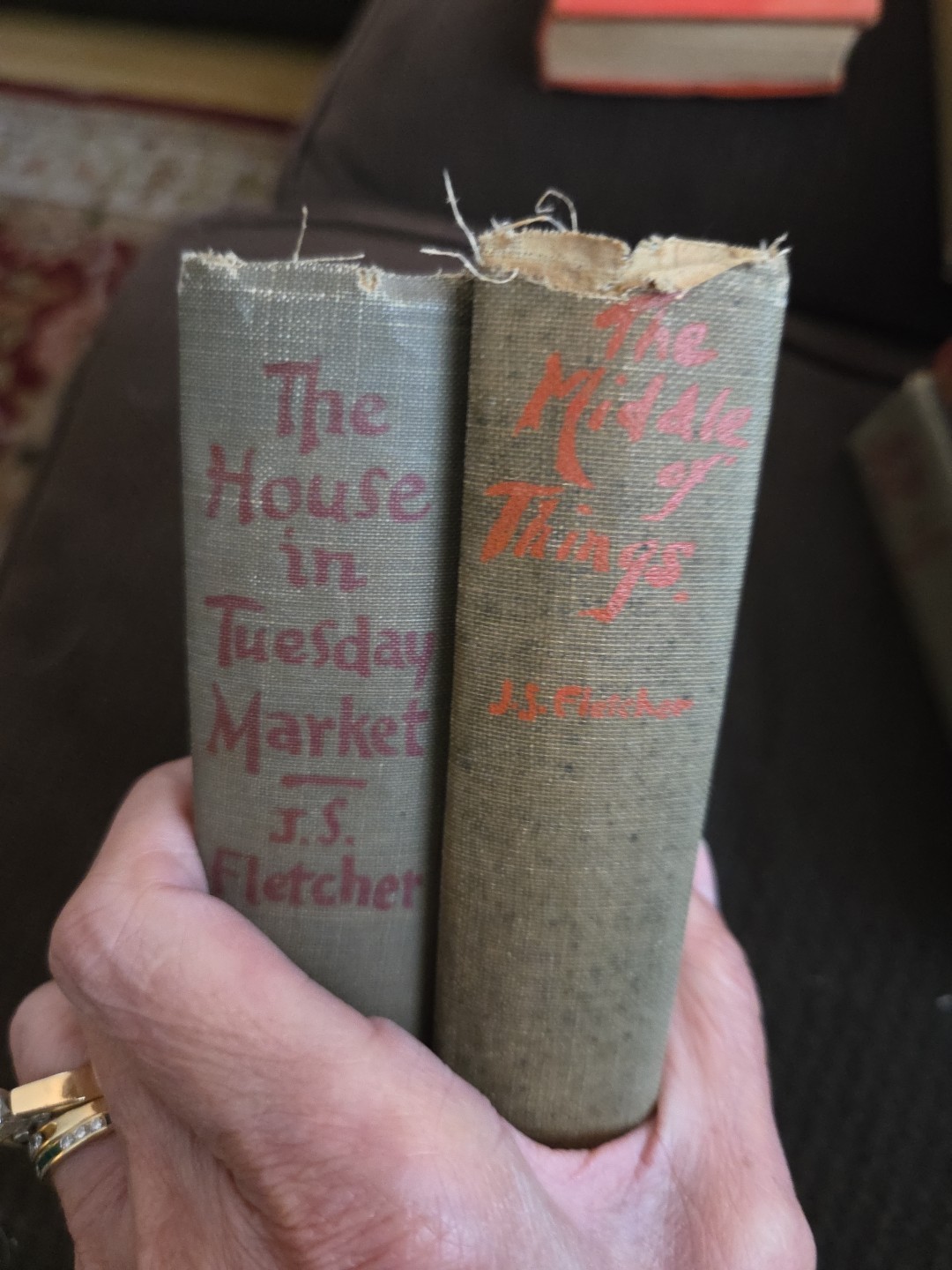 HUGE Lot Of 19 All First Edition Novels J. S. Fletcher 1920-30’s Alfred A Knopf