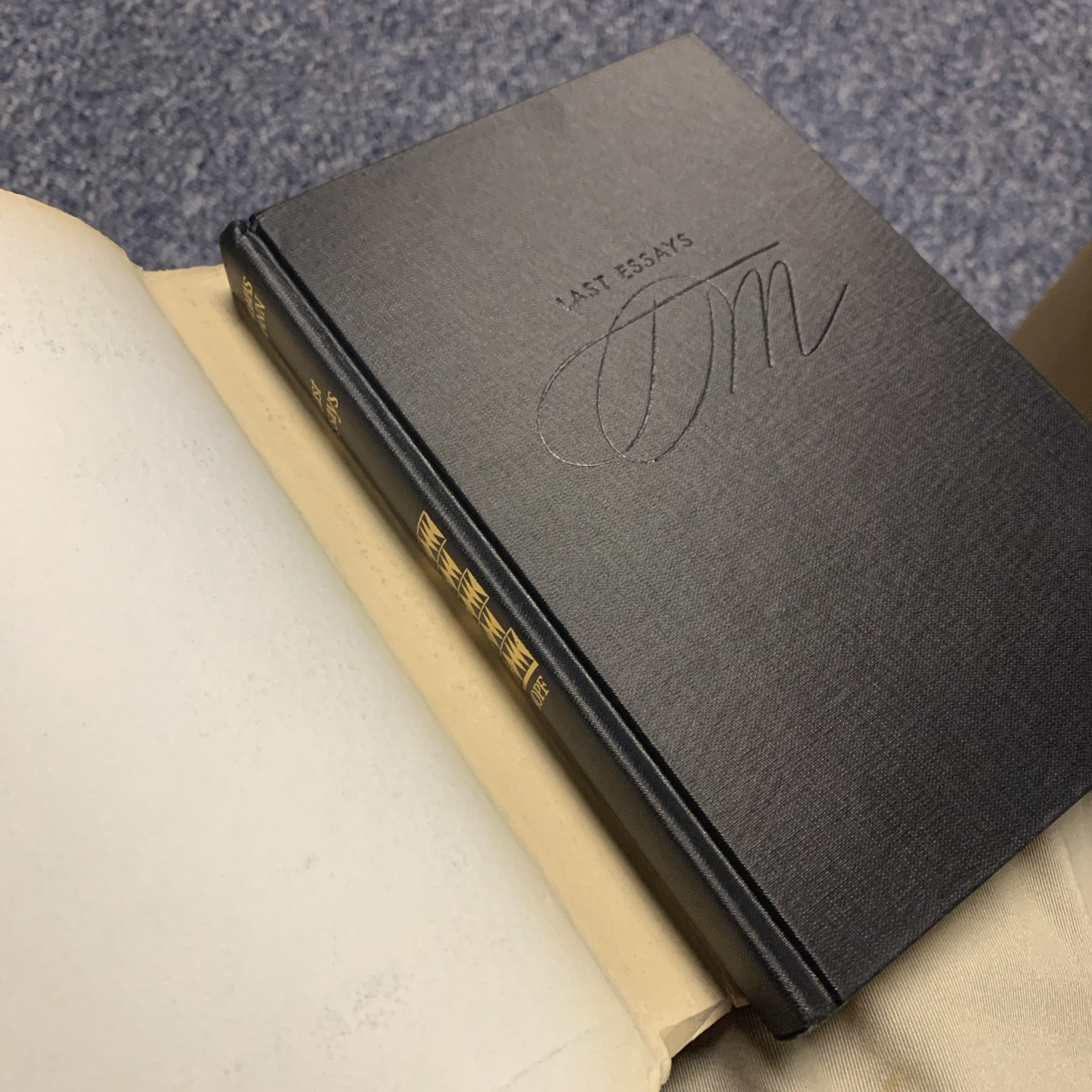 Thomas Mann: Last Essays (HB 1958) First edition/ Alfred A Knopf