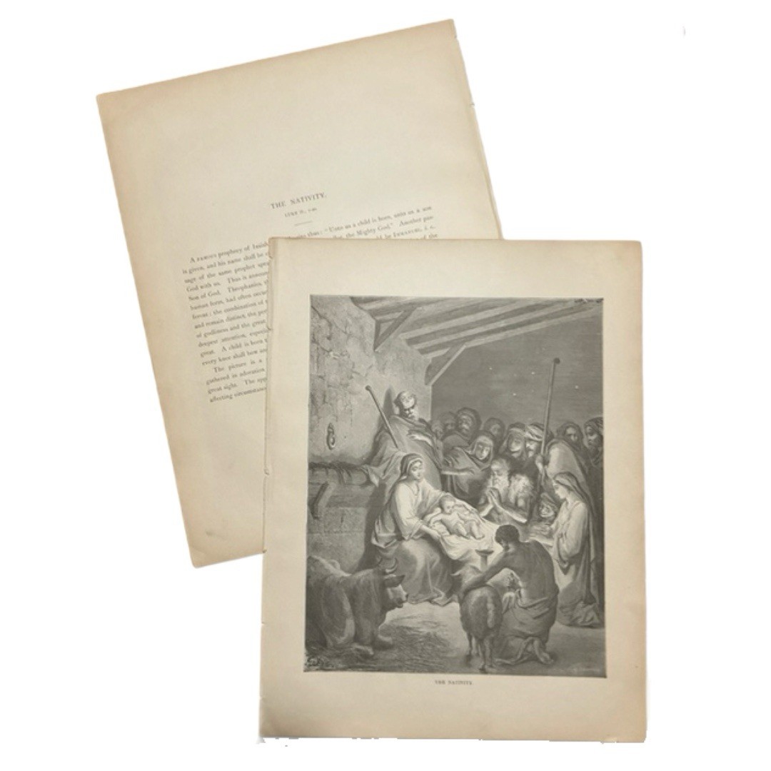 Bible Gallery Illustrated by Gustave Doré – ©1880 – Unbound – 100 Illustrations