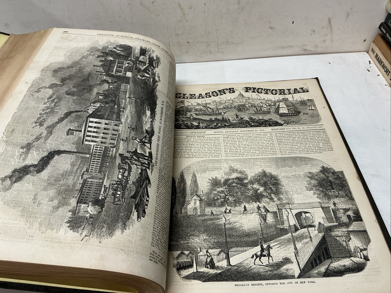 1854 Vol VII July-Dec Gleason’s Pictorial Drawing Room Companion