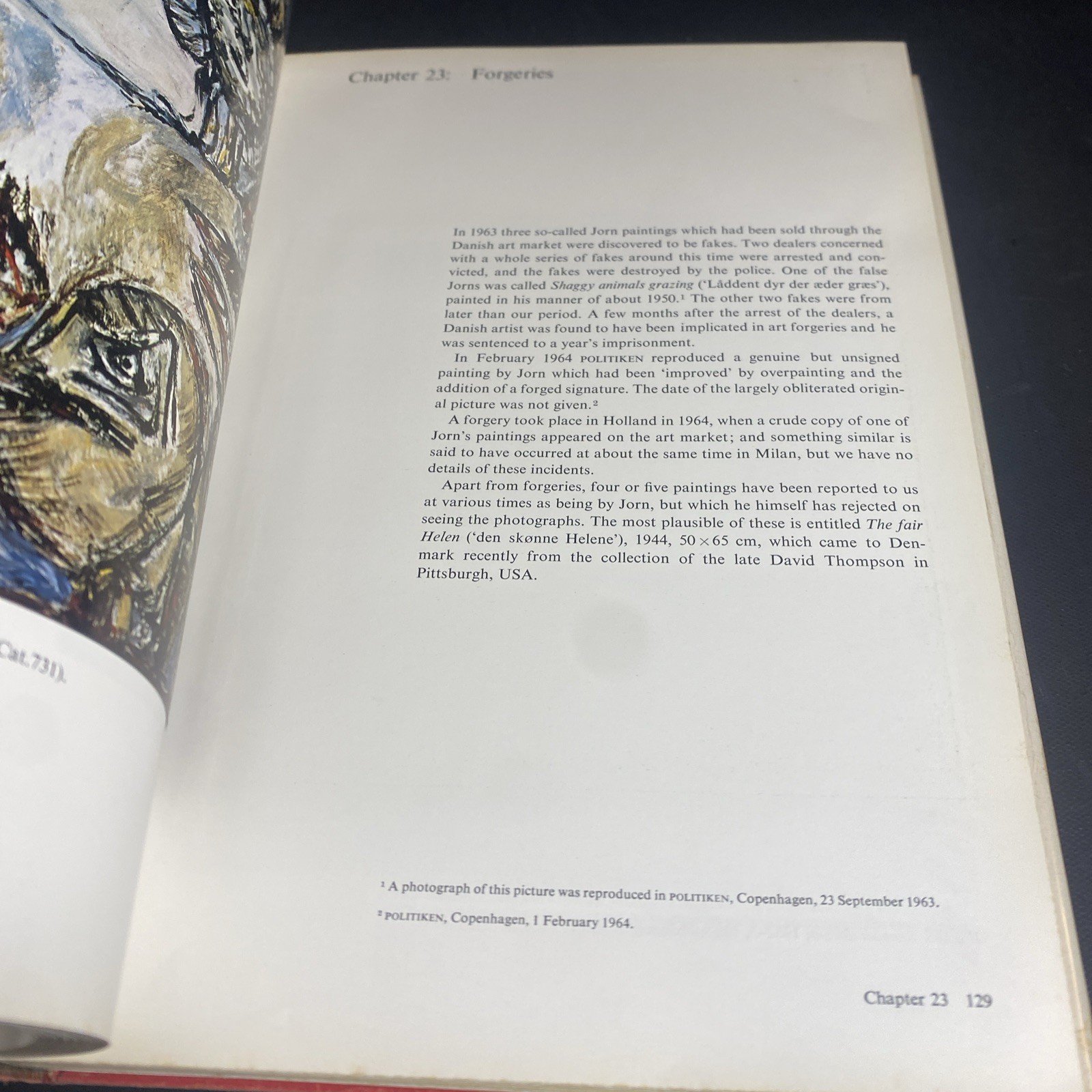 Jorn in Scandinavia 1930-1953 Guy Atkins, Hardcover 1968 Inscribed 1st Edition