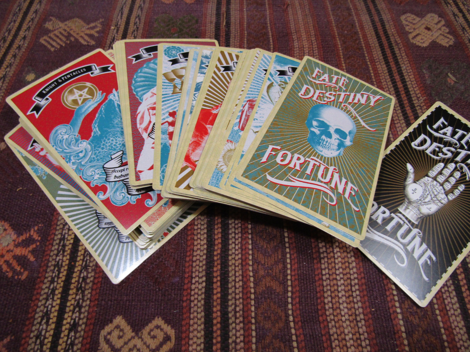 MADAM CLARA SEES ALL FORTUNE TAROT DECK AND DRAWSTRING BAG Kickstarter First Ed