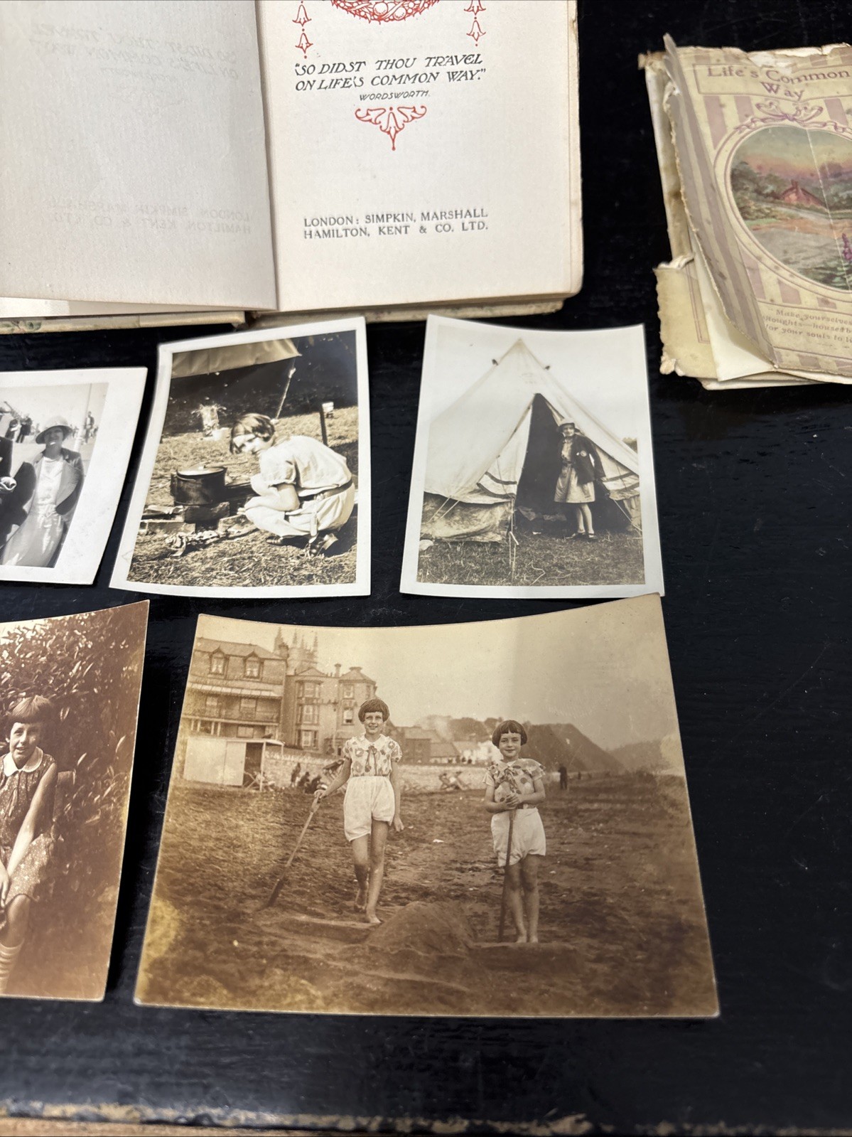 Rare Antique 1920’s Book Life’s Common Way With Photos Of Owner Inspirational
