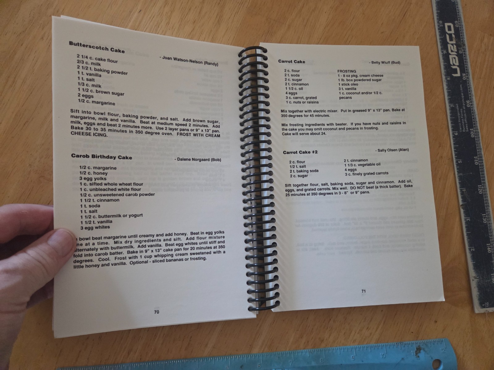 Recipes of a Lifetime – The Wiuff Family Cookbook – 1998 Spiral Paperback