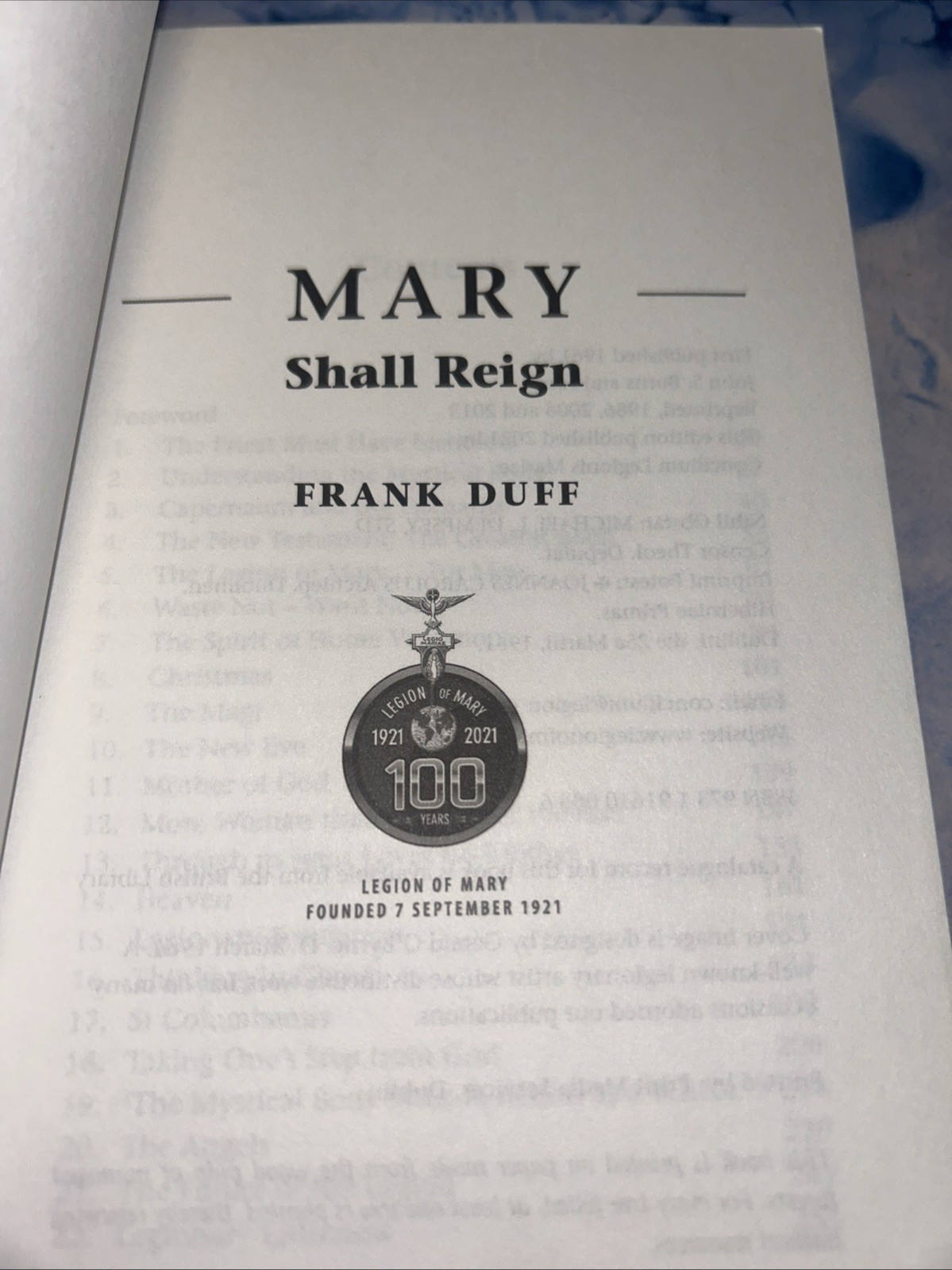 Mary Shall Reign (Frank Duff – 1962)