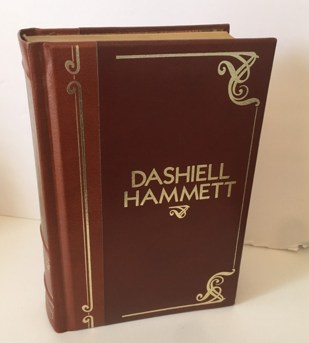 Dashiell Hammett 5 Complete Novels Amaranth Bonded Leather Book 1960s Thin Man