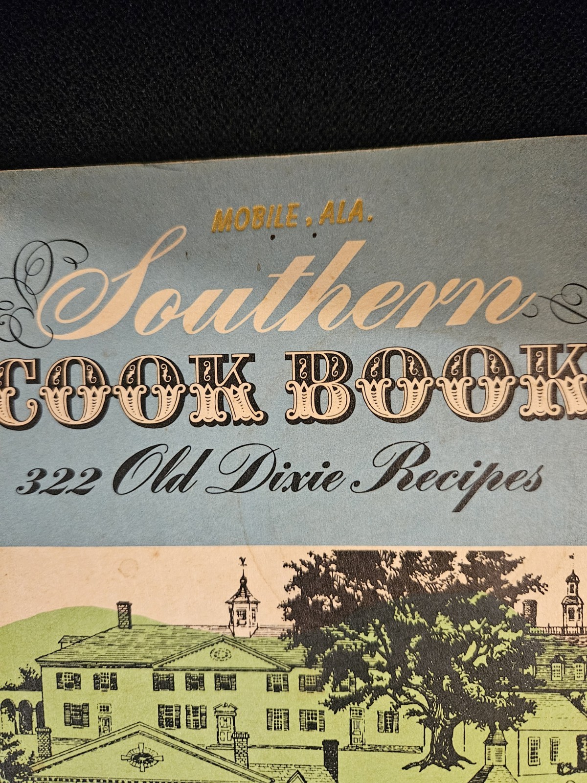 1924 Southern Cookbook Mobile Ala 322 Old Dixie Recipes Culinary Arts Press