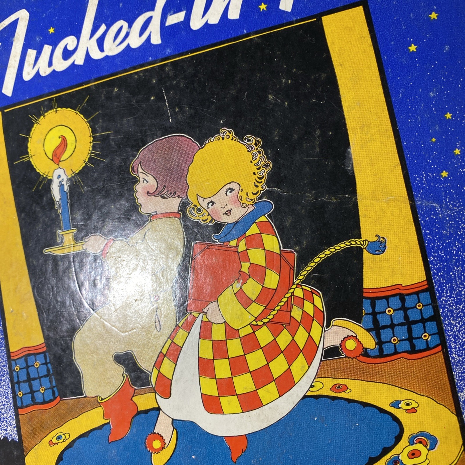 1939 Tucked-In Tales Children’s Story Book by Patten Beard – Stiff Board Covers