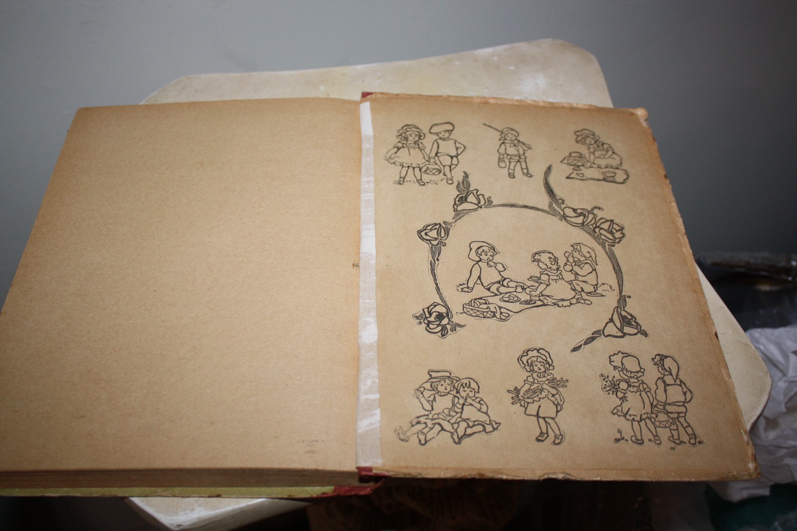 Early Rare Antique Andersen Fairy Tales By Hans Christian Andersen Gold Mermaid