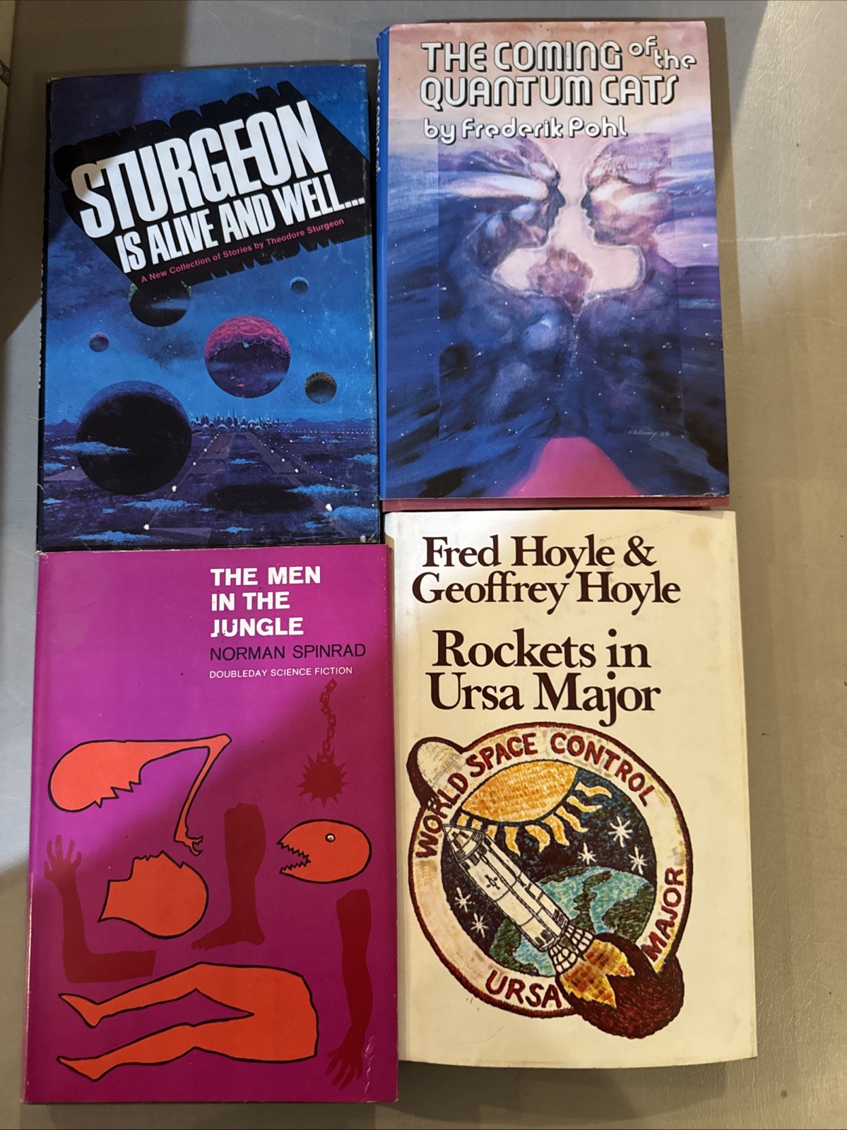 Mixed Lot of 26 Sci-Fi Novels HCDJ