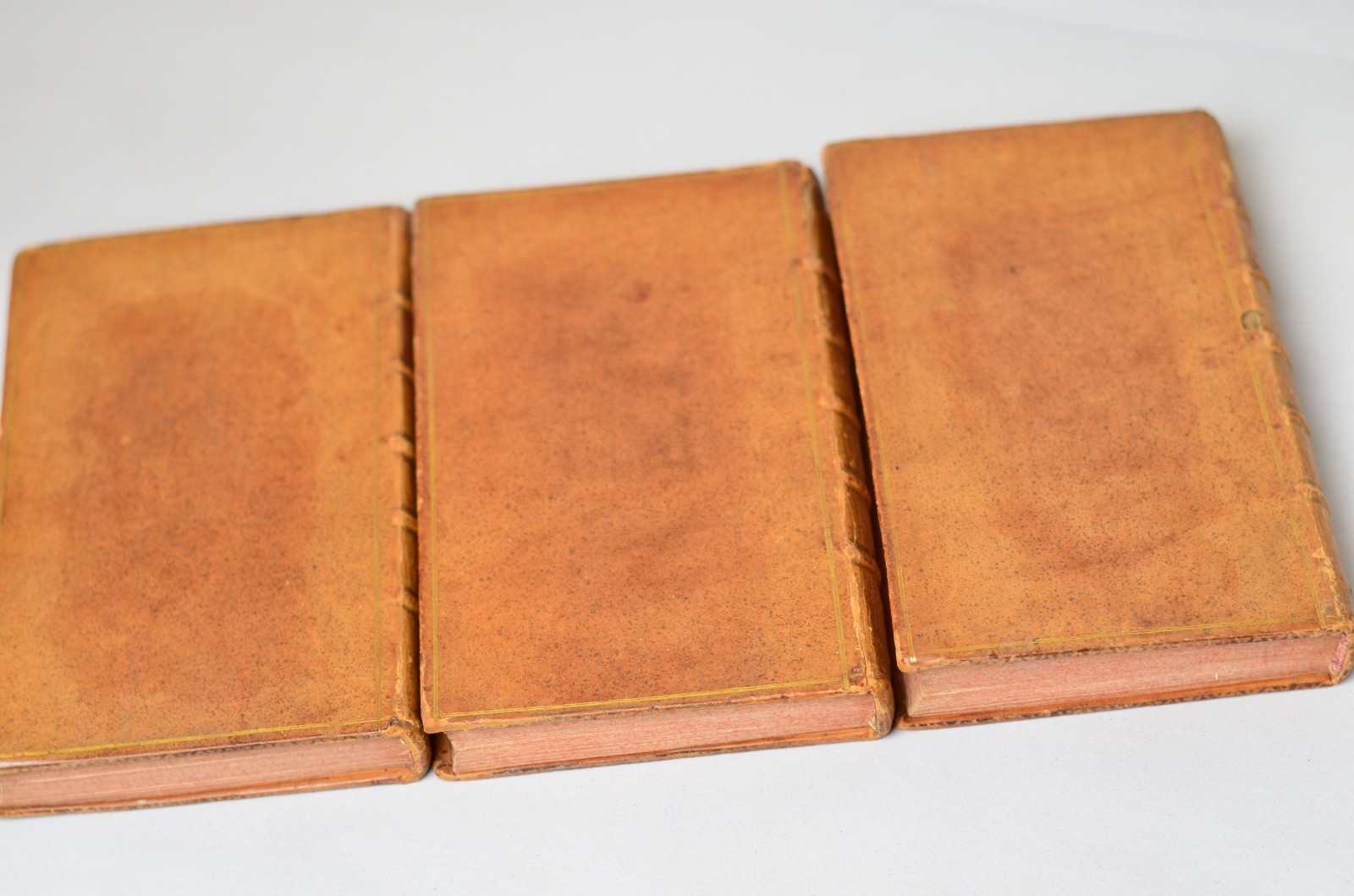 Antique Full Leather Bound Works of William Congreve 1753 – Complete 3 Volumes