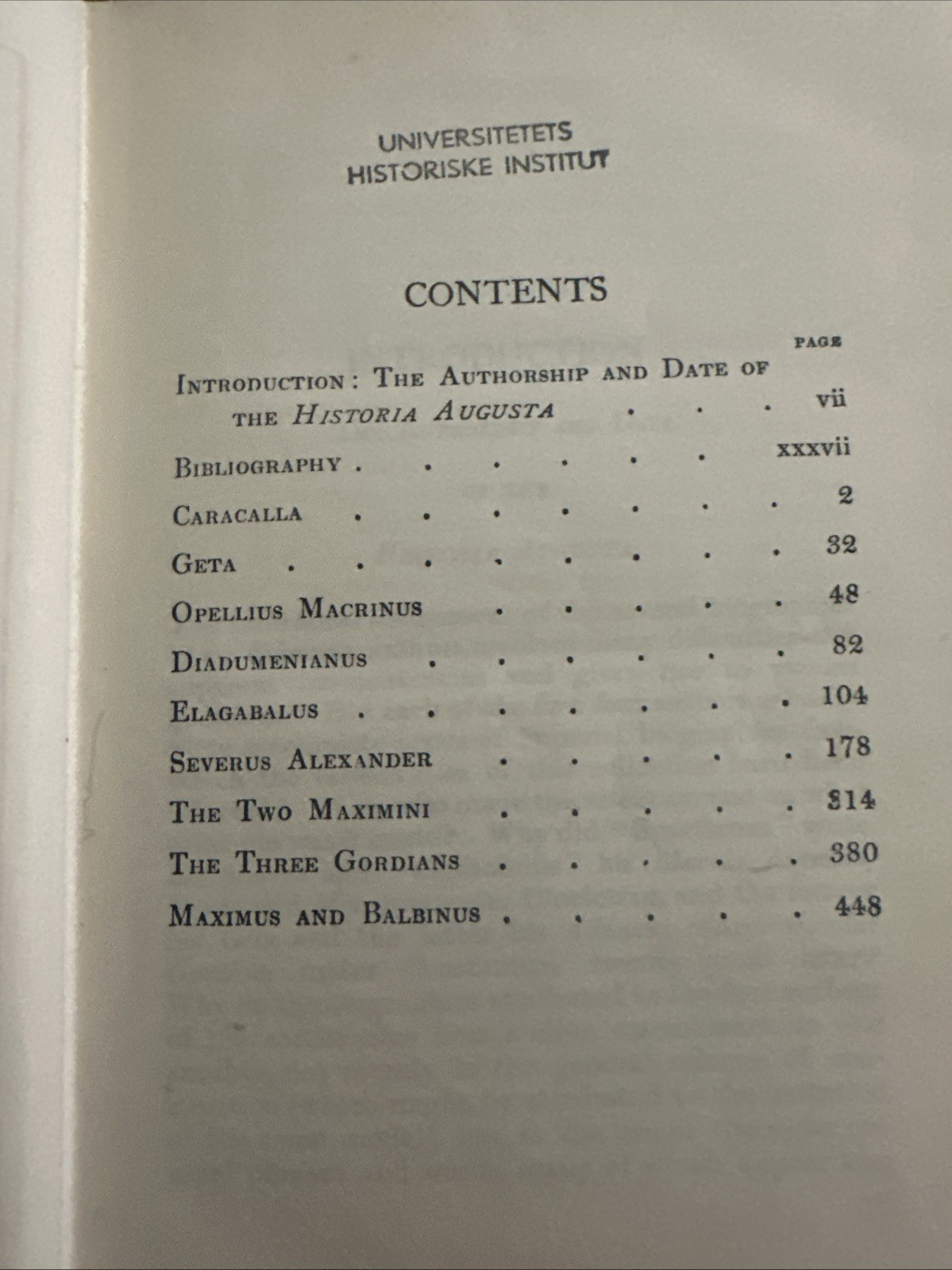 Scriptores Historiae Augustae David Magie Trans. 3 Vol Loeb HC Latin/Eng 1960 UK