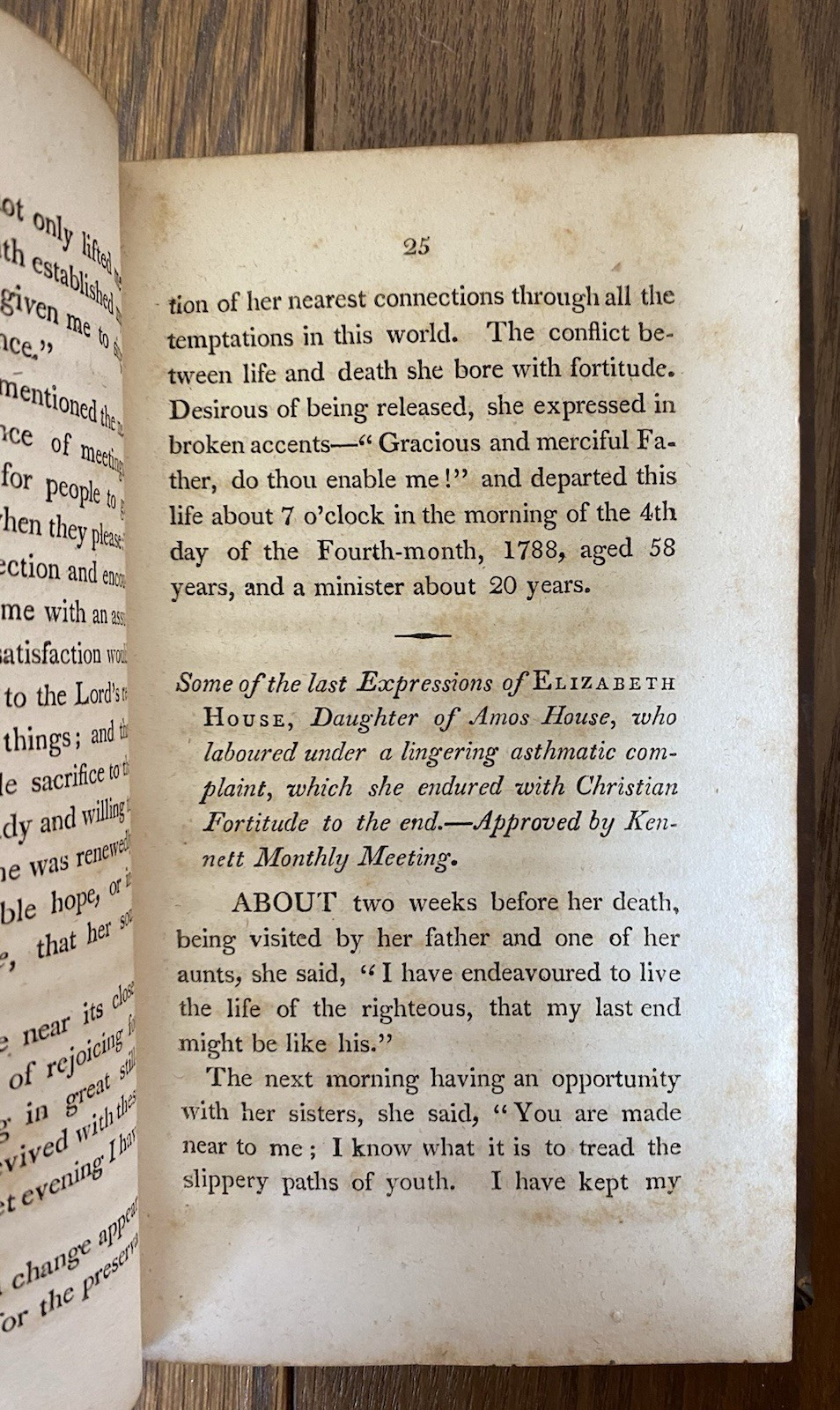 Memorials Concerning Deceased Friends 1788-1819 Pennsylvania 1821 Leather