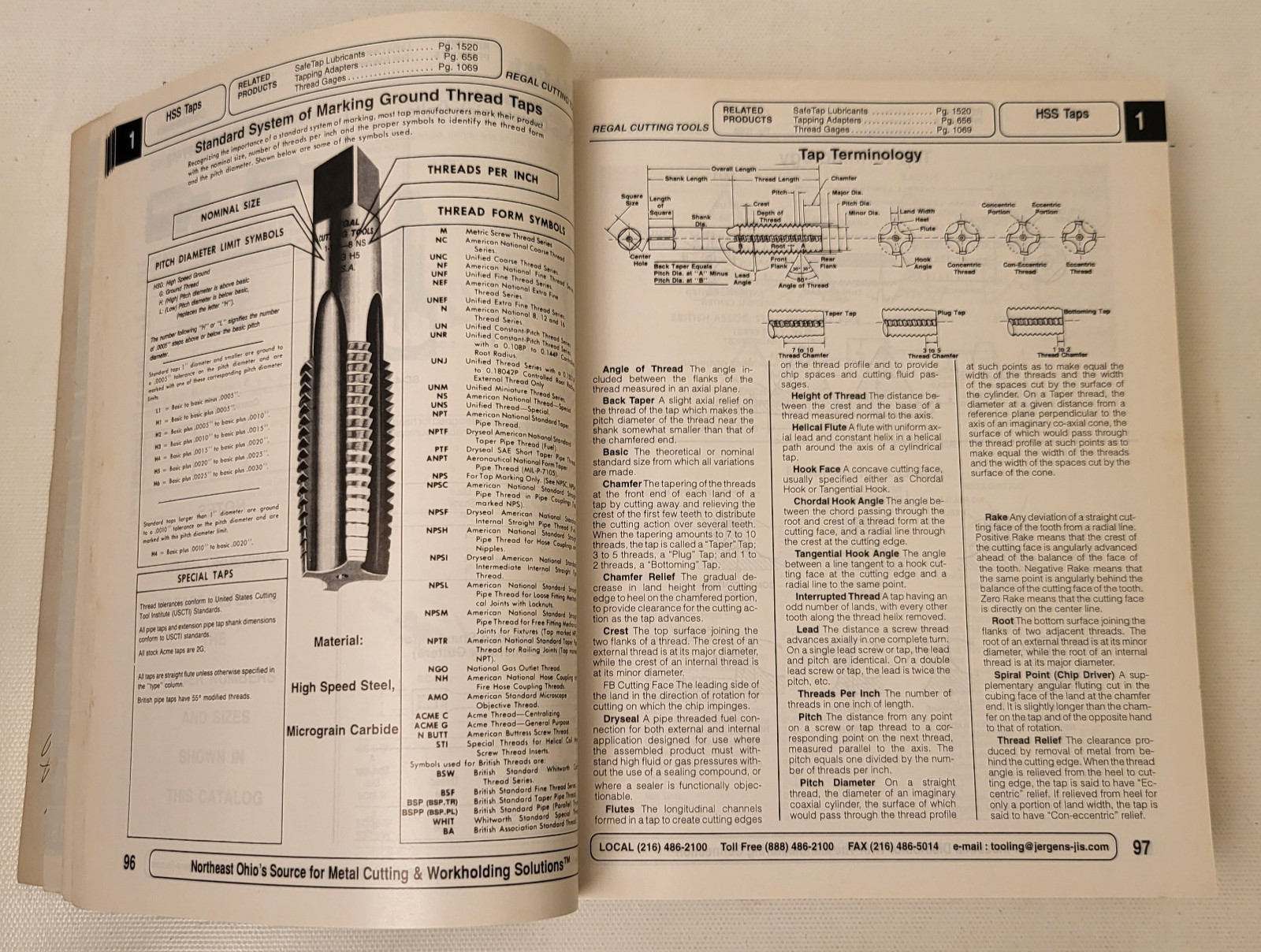 Jergens Machinist Machine Shop Metalworking Guide Book & Catalog 1736 Pgs.