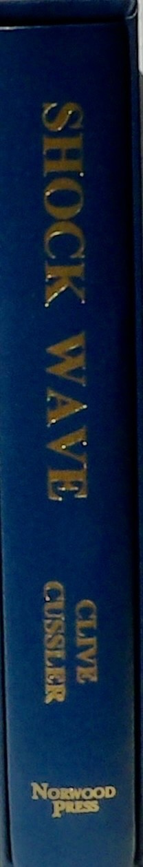 Clive CUSSLER Shock Wave SIGNED Limited Edition #74 with Slipcase