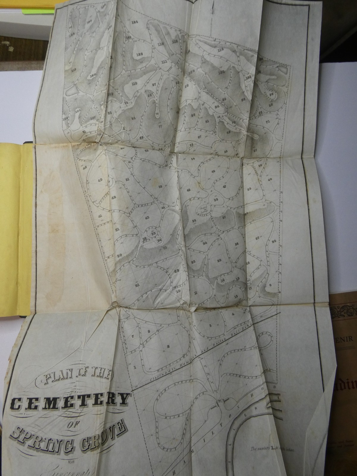 The Cincinnati Cemetery of Spring Grove Report for 1857