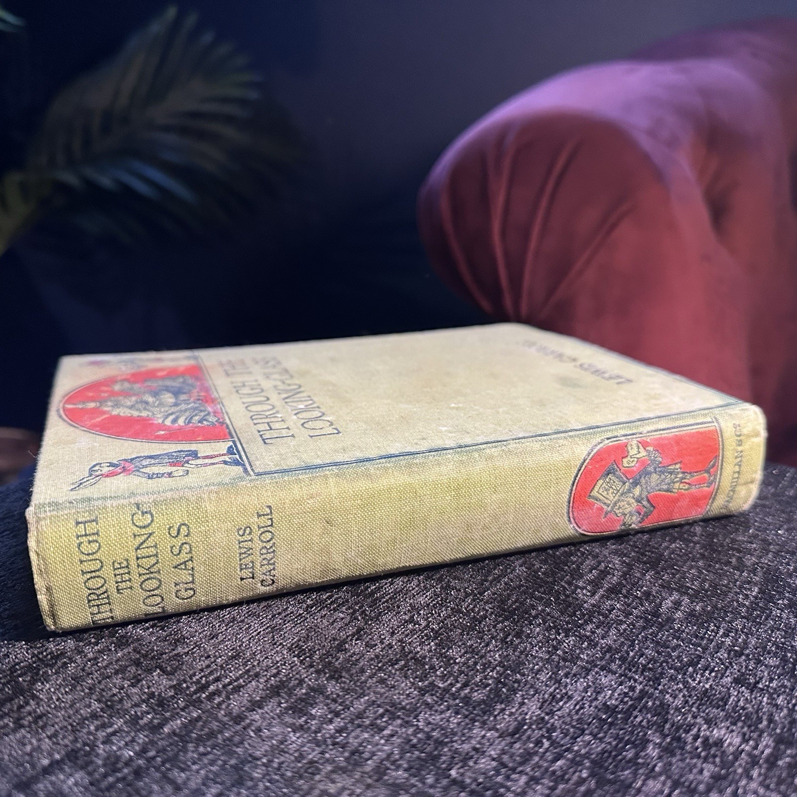 1934 Through The Looking Glass Lewis Carroll Macmillan Hardback SPARES REPAIR
