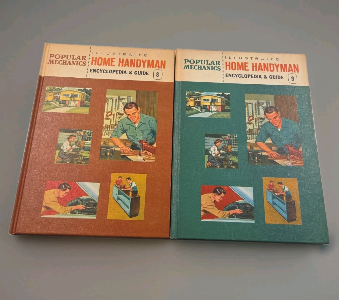 1961 Popular Mechanics Home Handyman Encyclopedia And Guide Vols 1-16 Complete