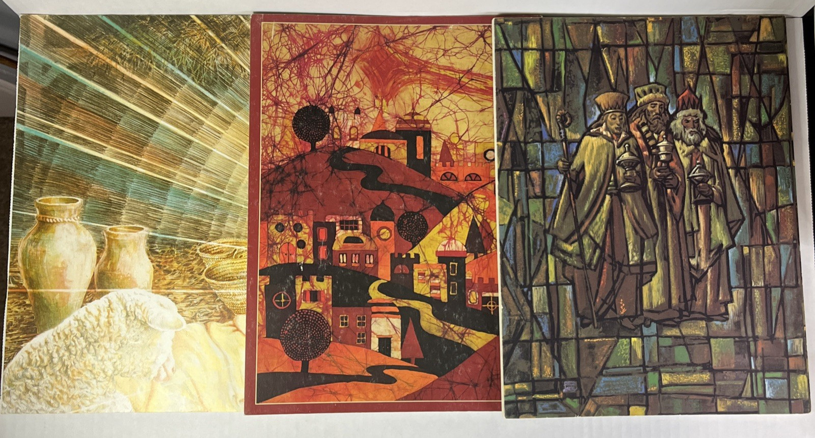 Lot of 3 Vtg – An American Annual of Christmas Literature and Art- 1961, 83, 85