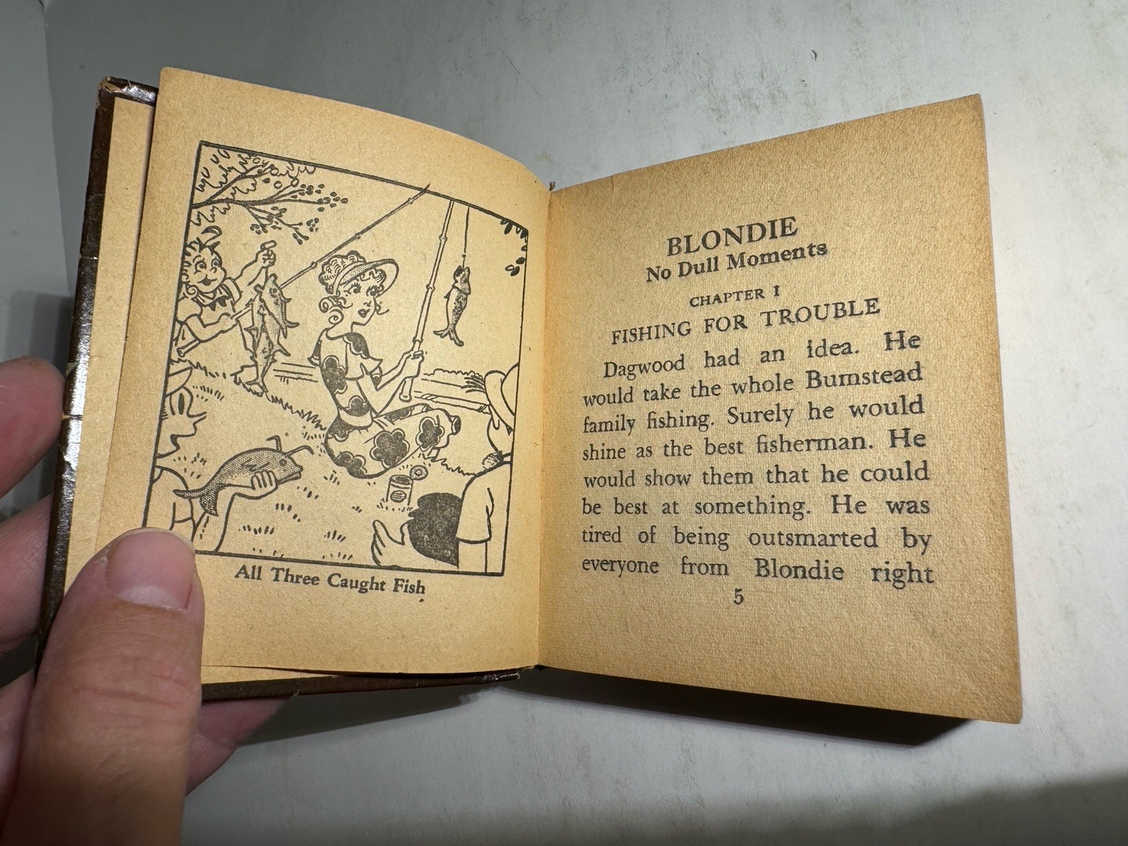Blondie No Dull Moments 1948 Big Better Little Book #1450 Vintage Whitman