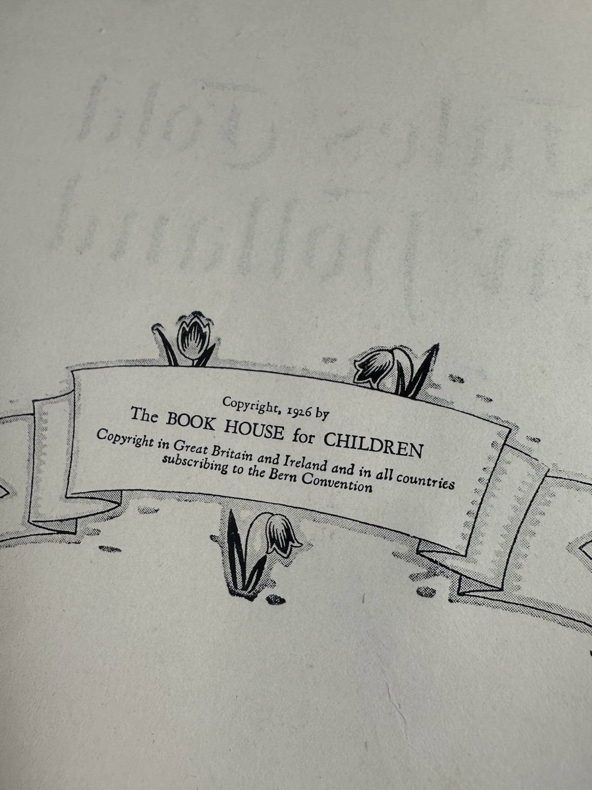 Tales Told in Holland 1st Edition 1926 Illustrated Childrens’ Hardcover Book