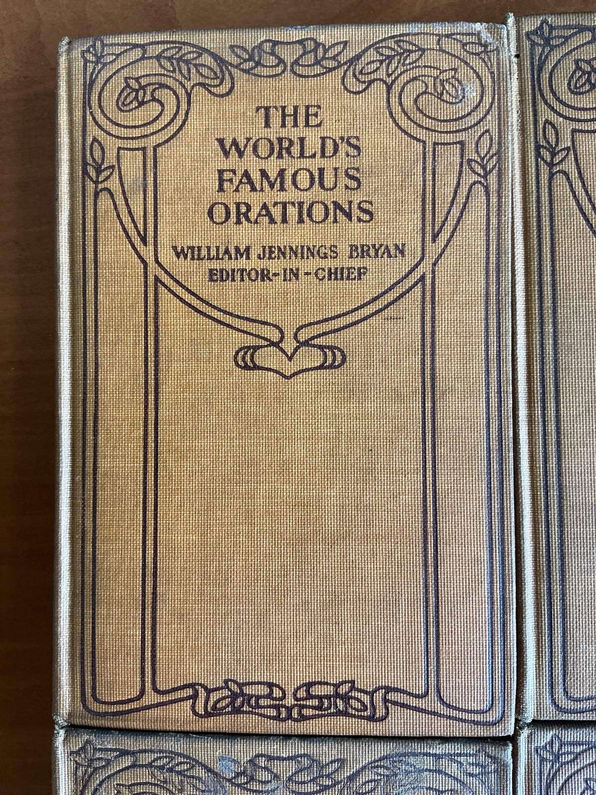 World’s Famous Orations by William Jennings Bryan 1906 Vols 1-5 & 7-10 HC Funk